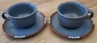 TWO (2) SETS OF DANSK CUPS & SAUCERS IN THE MESA SKY BLUE PATTERN
