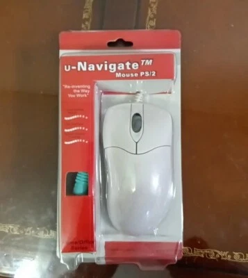 Inland U-Navigate Mouse Wired PS/2 Interface Home/Office 07236  - Image 1 of 2
