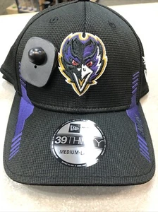 Baltimore Ravens Hat New Era 39Thirty Flex Fit Medium-Large Scream Raven Logo - Picture 1 of 4