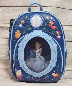 Loungefly Disney Cinderella 75th Anniversary Royal Ball Lenticular Mini Back-NEW - Picture 1 of 10