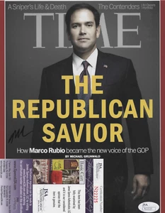 Foto firmada por Marco Rubio de 8x10 con certificado de autenticidad JSA #N22225 Secretario de Estado Donald Trump - Imagen 1 de 3