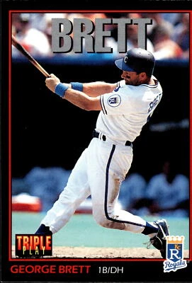 1993 Triple Play #214 George Brett - Image 1 of 2