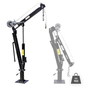 TTGru di sollevamento con verricello max 900 kg 360° Gru di carico per pick-up - Foto 1 di 3