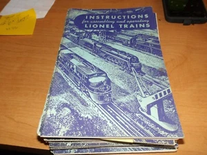 Instructions for assembling/0perating Lionel trains 1949, Clean & complete,(D12) - Picture 1 of 3