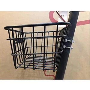 Electric Scooter Front Basket Stainless handle Bicycle Hanging Basket storage - Picture 1 of 13