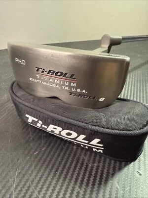 New Palmer Titanium Ti-roll 6 Milled Titanium Putter PHD Made in USA w/ Cover - Image 1 of 4