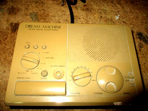 Vintage Sony Dream Machine FM/AM Digital Clock Radio Model ICF-C2W Cover