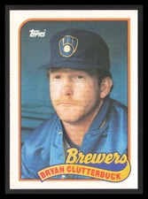 Bryan Clutterbuck 1989 Topps Traded #21T  Milwaukee Brewers