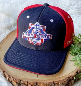 NY World Series Champions 2015 S-M 6 7/8-7 3/8 Baseball Cap Babe Ruth Hat Blue - Picture 1 of 4
