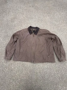 Harley Davidson Chore Work Jacket Detroit Wool Blanket Lined Canvas Size 4XL - Picture 1 of 10