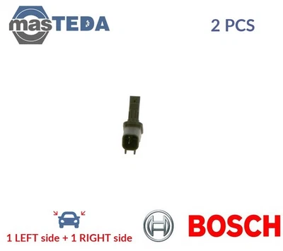 0 986 594 610 ABS WHEEL SPEED SENSOR PAIR FRONT REAR BOSCH 2PCS NEW - Image 1 of 4
