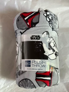 Star Wars The Big One 5 Fuß x 6 Fuß Plüsch Überwurf Decke 60 Zoll x 72 Zoll NEU - Bild 1 von 3