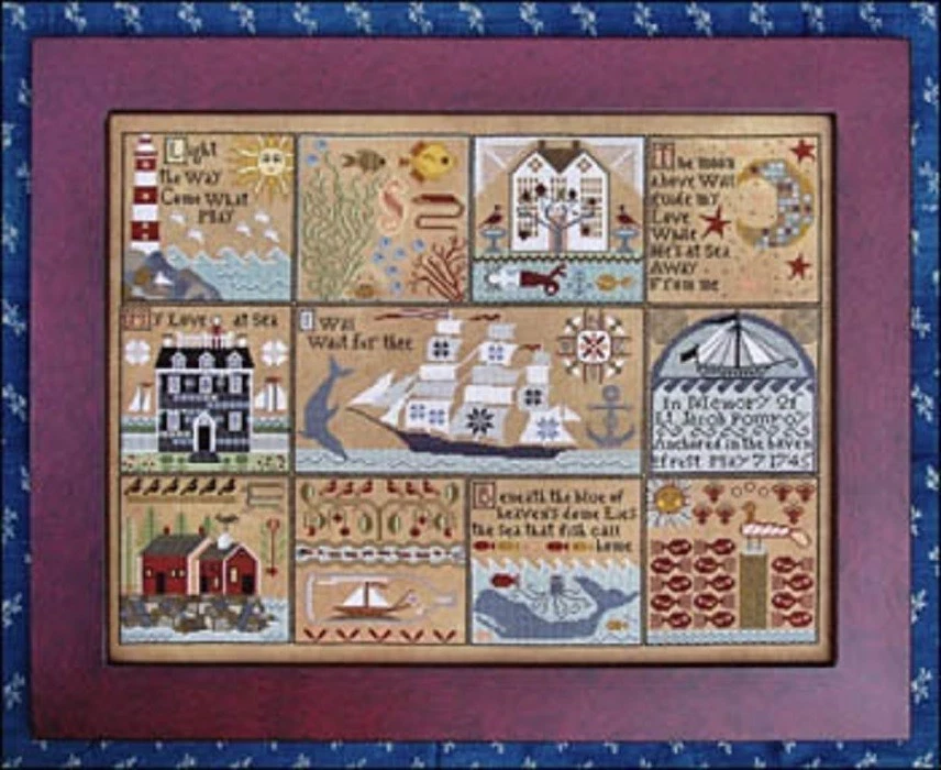 The Shores of Hawk Run Hollow - Carriage House Samplings New Chart - Image 1 of 1