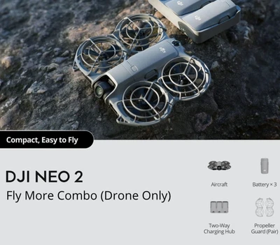 DJI Neo 2 Fly More Combo + 3 Batteries + Stand | FedEx |US Tax Included - Image 1 of 4