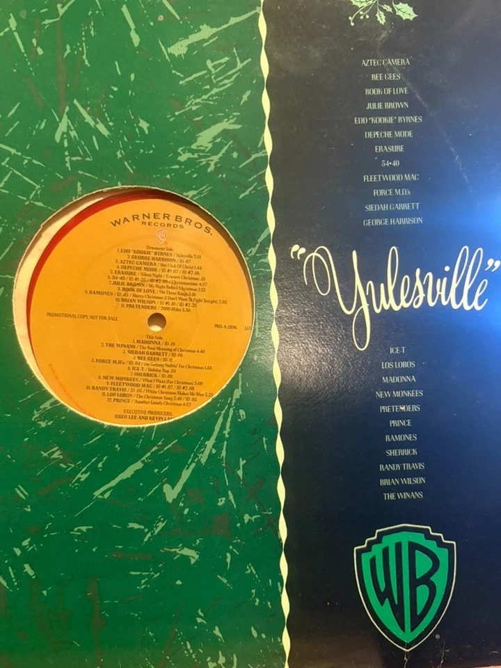 YULESVILLE RED VINYL Christmas ID Lp w MADONNA, PRINCE, HARRISON Holidays - Image 1 of 4
