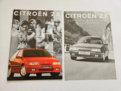 CITROEN ZX 30 PAGES SALES BROCHURE 1993 - Image 1 of 3
