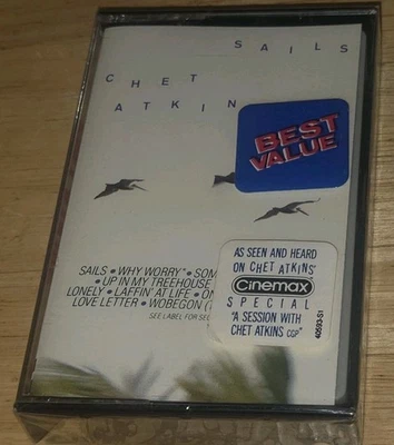 FACTORY SEALED BRAND NEW Sails by Chet Atkins Cassette Tape Jul-1991 Columbia - Image 1 of 3