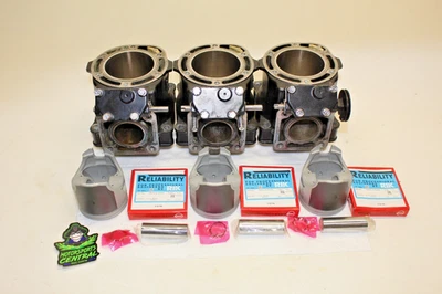 YAMAHA GP1200R GP XL XLT 1200 XR 1800 TOP END 66V CYLINDERS CYLINDER PISTONS - Image 1 of 4