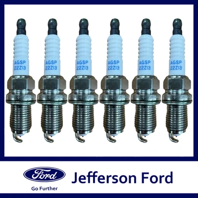 Genuine Ford Falcon FG-FGX Territory SZ 6Cyl Petrol Spark Plugs x6 AGSP22Z13 - image 1 of 3