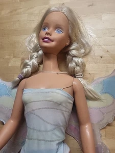 Barbie Mattel 1992 3 pies de altura con cabello rubio/ojos azules/rosa  - Imagen 1 de 8