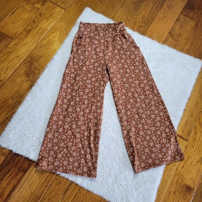 Pantalones de pierna ancha Toad&Co Chaka para mujer XS bolsillos cortos florales Foto 1 de 4