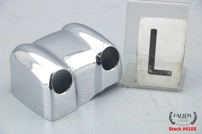 Harley Softail Fatboy 2010 bobina de encendido cubierta panel de ajuste cromo #4108 Foto 1 de 4