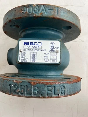 NUEVO EN CAJA F910B-LF 3" VÁLVULA DE RETENCIÓN SILENCIOSA BRIDA CLASE 125 BRONCE ASIENTO CWP200 Foto 1 de 2