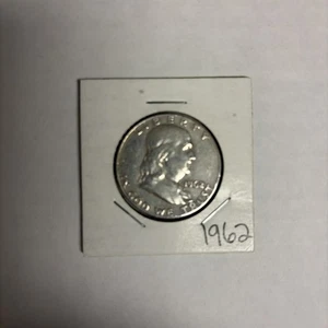 1962 PROOF 90% SILVER FRANKLIN HALF DOLLAR 50¢ - Picture 1 of 2