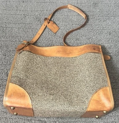 Bolso de Noche de Fin de Semana y Cuero con Correa de Hombro HARTMANN 17 pulgadas de Colección Foto 1 de 4