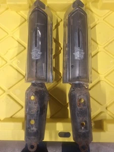1975-1978 Cadillac Eldorado Front Bumper Crests & Brackets1976 1977 ChromePair. - Bild 1 von 5