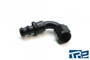 Treadstone Performance 90 Degree Black Swivel Push-On Hose End Fitting - Picture 1 of 1