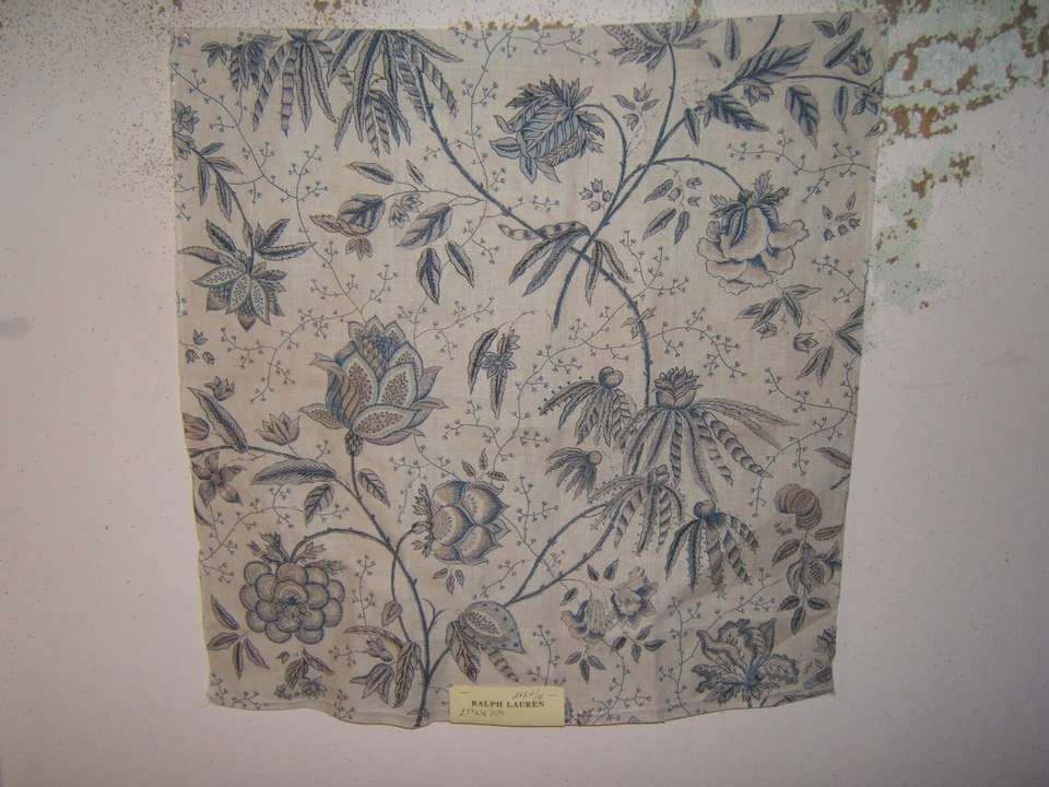 Ralph Lauren, Pillow Point Floral, Remnant, 25" W X 25" L, Color Dew - Image 1 of 1