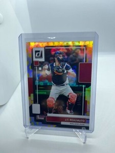 JT Realmuto 2022 Donruss Voltage 18/25 SP #95 Philadelphia Phillies