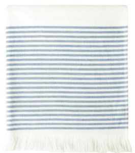 Croscill Coastal Beach Stripe Hand Towels Set of 2 Towels 100% Cotton 30x16" - Picture 1 of 12
