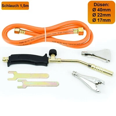 Gasbrenner Dachbrenner Gaslötgerät Abflammgerät Brenner Gasdruckregler - Bild 1 von 4