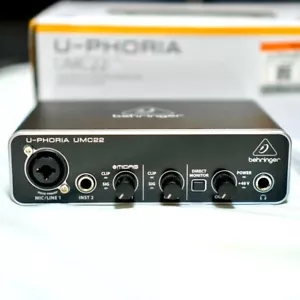 Behringer U-Phoria UMC22 USB Audio Interface Impedanz: 1MΩ Test abgeschlossen - Bild 1 von 10