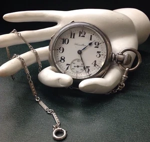 Reloj Bolsillo Hamilton {123735} Talla 18s, 21 Joyas Con Llavero - Imagen 1 de 7