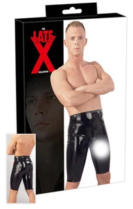 BIKERSHORTS LATEX GERMANY .4MM PENIS SHEATH BLACK SMALL- X-LARGE - Picture 1 of 2