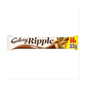 Galaxy Ripple Standard Chocolate Bars - 36 x 30g Wholesale Box P/M 75P BARS - Picture 1 of 2