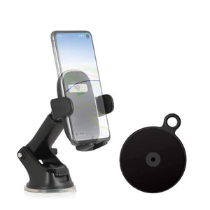 Support De Téléphone Auto 2 En 1 Pour Tableau De Bord Et Pare-Brise Samsung - Photo 1/11