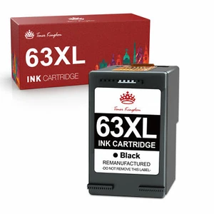 Cartucho de tinta negra para HP 63XL Deskjet 1110 1111 1112 2130 3630 3632 3634 3636 - Imagen 1 de 6