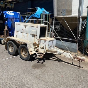 Lincoln Electric 400-AS Arc Welding Diesel Motor Cables tandem trailer 400 AMP - Picture 1 of 15