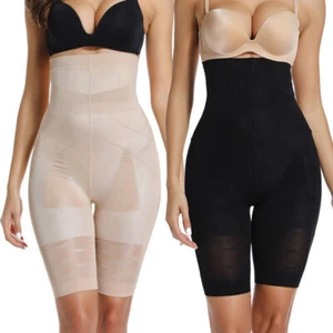 Ladies Firm Control Tummy & Thigh Slimming High Waist Body Shaper Slimming Pants - Picture 1 of 14