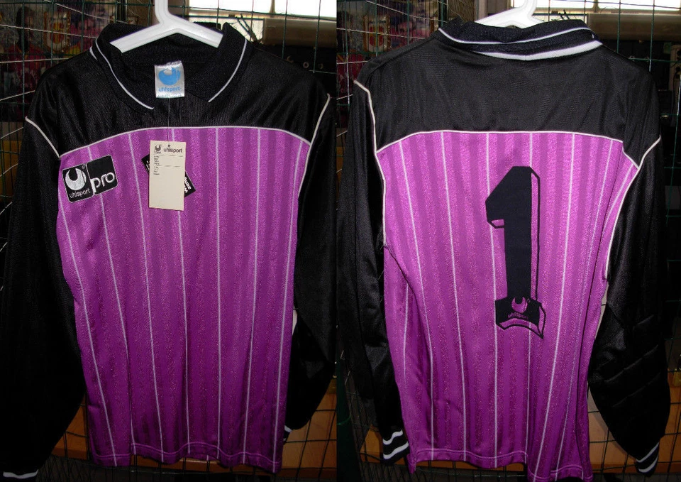 maglia shirt portiere goalkeeper size M nr 1 nuova uhlsport inter juve viola - Immagine 1 di 1