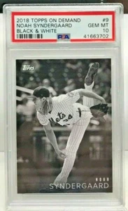 Noah Syndergaard 2018 Topps Auf Demand Schwarz & Weiß #9 - PSA 10 Gem Pop 7 - - Bild 1 von 2