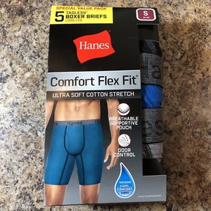 Hanes Mens Small  Tagless Boxer Briefs Comfort Flex Fit - Picture 1 of 3