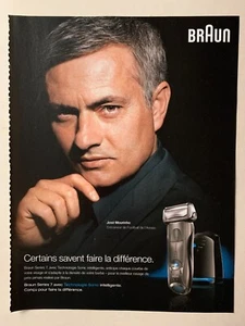 ADVERTISEMENT 2011 - BRAUN SERIES 7 RAZOR - JOSE MOURINHO - Picture 1 of 3