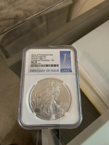 2021 p silver eagle ms70 - Picture 1 of 5