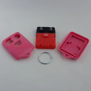 Nuevo estuche vacío de alarma remota para vehículos Ford 3 botones entrada sin llave rosa - Imagen 1 de 1