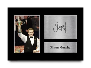 Shaun Murphy A4 Snooker Gift Idea Printed Signed Photo Design for WST Fans - Picture 1 of 17